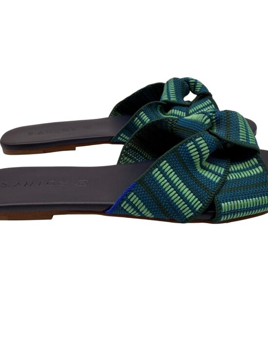 Rothy’s knotted jungle Flat Summer Vacation Beach sandals women’s Size 5 - Picture 2 of 10